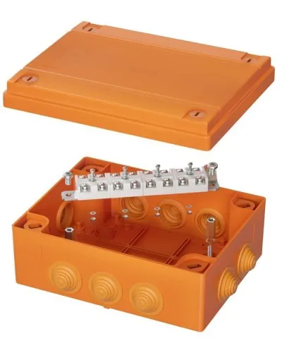 Коробка FS 150х110х70 12P (FSB211204). Коробка ответвительная огнестойкая из термопласта. ДКС в Щелково