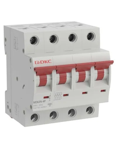 YON max MD63N 4P 20А 6кА C (MD63N-4PC20). Автоматический выключатель. ДКС в Щелково