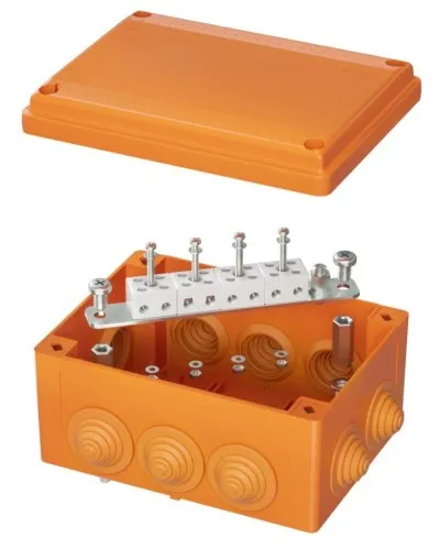 Коробка FS 150х110х70 8P (FSB21804). Коробка ответвительная огнестойкая из термопласта. ДКС в Щелково