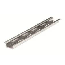 DIN-рейка перфорированная OMEGA 2F 15х5,5 мм L2000 (02130). Дин-рейка перфорированная. ДКС