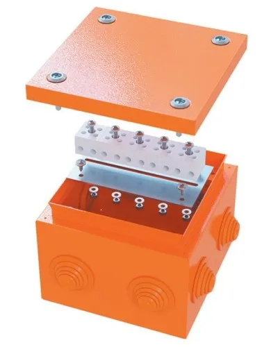 Коробка FS 150х150х80 5P (FSB31506): Коробка ответвительная огнестойкая стальная в Щелково