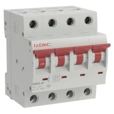YON max MD63S 4P 25А 4,5кА C (MD63S-4PC25). Автоматический выключатель. ДКС