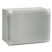 Коробка ответвительная с гладкими стенками IP56, 240х190х90 (54220). Коробка ответвительная с гладкими стенками и матовой крышкой. ДКС