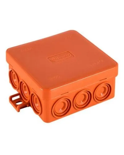 Коробка JBL085 85х85х38, 12 вых., 4P (0,15...6мм²) (43755HF): Коробка монтажная, огнестойкая, без галогена в Щелково