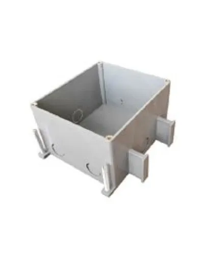 Коробка для люков в пол на 2 поста BOX/2+2ST66 (70125): Коробка для люков в пол на 2 поста 45х45мм + 2 модуля 45х22,5 (70025), пластик в Щелково