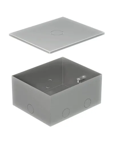 Коробка металлическая с крышкой для заливки в пол BOX/4 (70141): Коробка металлическая с крышкой для заливки в пол 159,6х133,6х75 мм, для люков 70040 в Щелково