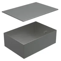 Коробка металлическая с крышкой для заливки в пол BOX/8-12 (70181): Коробка металлическая с крышкой для заливки в пол 309х217х105мм, для люков 70083, 70012