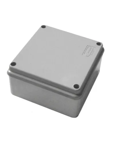 Коробка JBS100 100х100х55, 3P (0,15...2,5мм²) серая (42007HF-GR). Коробка монтажная, огнестойкая, без галогена. Экопласт в Щелково
