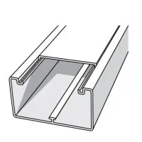 Короб 100х40 INSTA с крышкой (крышка=80мм) (76004-E110): Короб с крышкой, огнестойкость E110