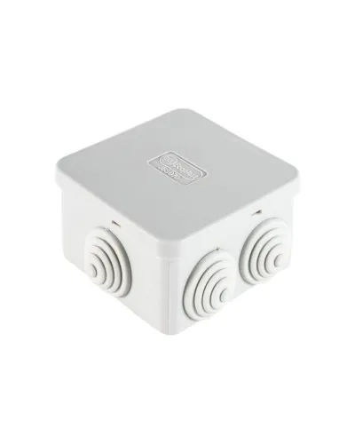 Коробка JBS070 70х70х40, 6 вых., IP44, белая (44056W-1). Коробка монтажная. Экопласт в Щелково