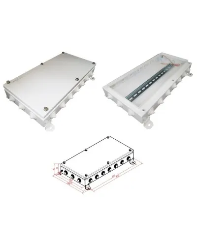 КМ IP55-2040. Коробка монтажная электротехническая. Гефест в Щелково