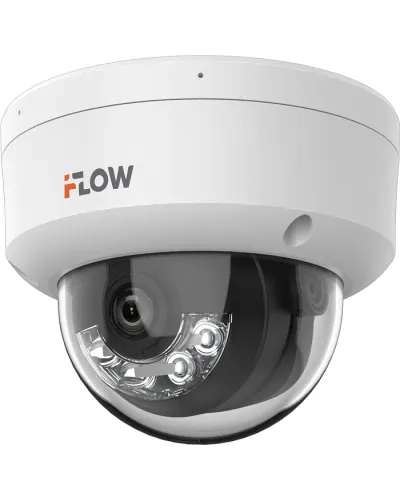 F-IC-2422C2MS(4мм). Бюджетная IP-видеокамера купольная. i-FLOW в Щелково