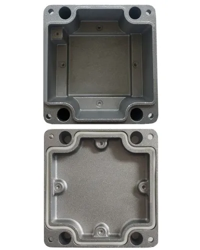 МКС Мороз, глухая, IP66/IP68, серый. Коробка коммутационная металлическая. Магнито-Контакт в Щелково