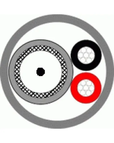КВК-П-3ф 2х0,5 (черный) (Паритет). Кабель комбинированный для систем видеонаблюдения. Паритет в Щелково