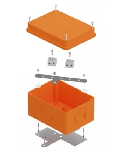 Коробка огнестойкая 150х110х90 E15-E120 для о/п (40-0351-FR1.5-4). Коробка огнестойкая для открытой установки. Промрукав в Щелково