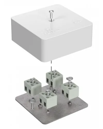 Коробка огнестойкая 75х75х30 (40-0450-FR2.5-8). Коробка огнестойкая для открытой установки. Промрукав в Щелково