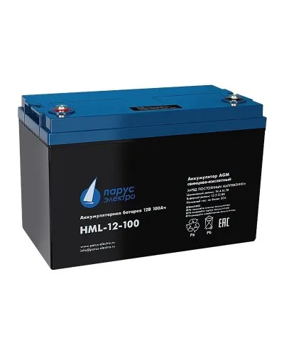 HML-12-100. Аккумулятор герметичный свинцово-кислотный. Связь инжиниринг в Щелково